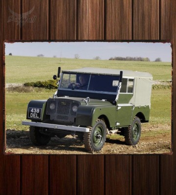 Металлическая табличка Land Rover Series I 80 Soft Top 366